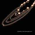 Fashion Pearl Jewelry With Antique Copper Plated Chain (CJ- N132)
